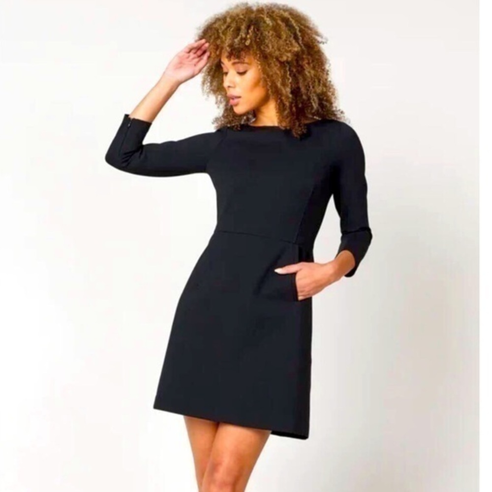 ON SALE NEW Spanx perfect shift dress classic black - Picture 2 of 5